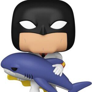 NEW/MINT FUNKO POP! Space Ghost w/Shark (Cartoon Network) #1770 ~ FAST SHIPPING!